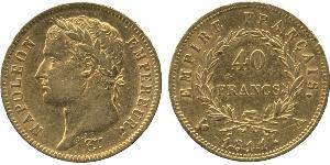 40 Franc Primer Imperio francés (1804-1814) Oro Napoleón Bonaparte(1769 - 1821)