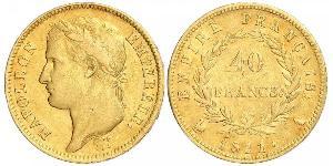 40 Franc Primer Imperio francés (1804-1814) Oro Napoleón Bonaparte(1769 - 1821)