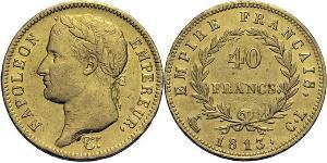 40 Franc Primer Imperio francés (1804-1814) Oro Napoleón Bonaparte(1769 - 1821)
