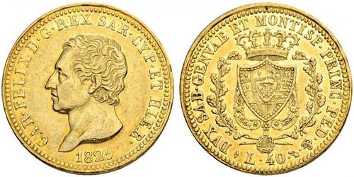 40 Lira Italian city-states Gold 