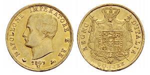 40 Lira Kingdom of Italy (Napoleonic) (1805–1814) Gold Napoleon (1769 - 1821)