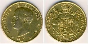 40 Lira Kingdom of Italy (Napoleonic) (1805–1814) Gold Napoleon (1769 - 1821)