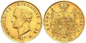 40 Lira Kingdom of Italy (Napoleonic) (1805–1814) Gold Napoleon (1769 - 1821)