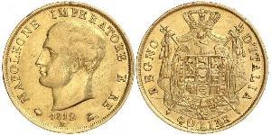 40 Lira Kingdom of Italy (Napoleonic) (1805–1814) Gold Napoleon (1769 - 1821)