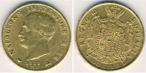 40 Lira Kingdom of Italy (Napoleonic) (1805–1814) Gold Napoleon (1769 - 1821)