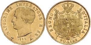 40 Lira Königreich Italien (1805–1814) Gold Napoleon Bonaparte(1769 - 1821)