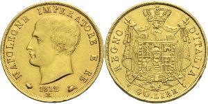 40 Lira Königreich Italien (1805–1814) Gold Napoleon Bonaparte(1769 - 1821)