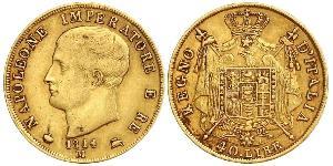 40 Lira Königreich Italien (1805–1814) Gold Napoleon Bonaparte(1769 - 1821)