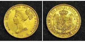 40 Lira Italia / Ducado de Parma (1545 - 1859) Oro María Luisa de Habsburgo-Lorena