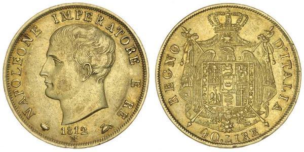 40 Lira Regno d
