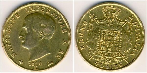 40 Lira Regno d