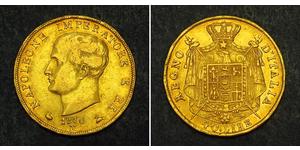 40 Lira Reino de Italia (1805–1814) Oro Napoleón Bonaparte(1769 - 1821)