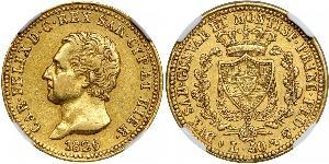 40 Lira Italian city-states 金 