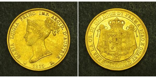 40 Lira 帕爾馬公國 (1545 - 1859) / 意大利 金 瑪麗·路易莎