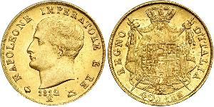 40 Lira 義大利王國 (拿破崙時代) (1805 - 1814) 金 拿破仑一世(1769 - 1821)