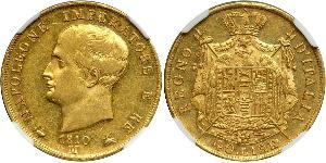 40 Lira 義大利王國 (拿破崙時代) (1805 - 1814) 金 拿破仑一世(1769 - 1821)
