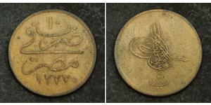 40 Para Empire ottoman (1299-1923) / Égypte Bronze 