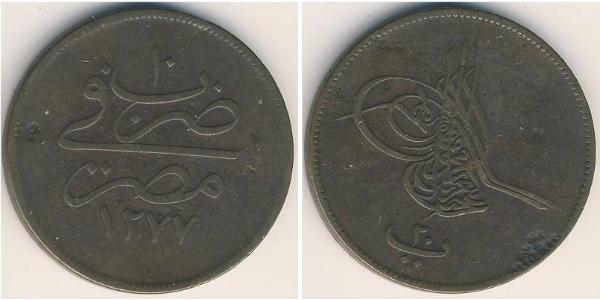 40 Para 埃及 / 奥斯曼帝国 (1299 - 1923) 青铜 