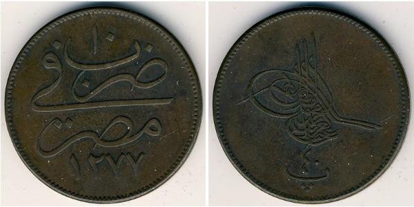 40 Para 埃及 / 奥斯曼帝国 (1299 - 1923) 青铜 