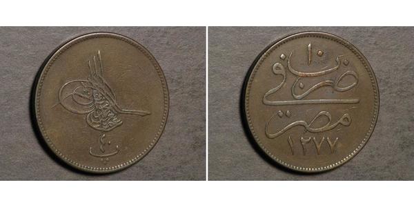 40 Para 埃及 / 奥斯曼帝国 (1299 - 1923) 青铜 