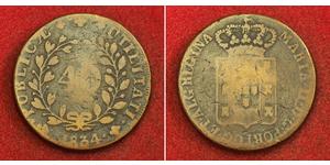 40 Reis Regno del Portogallo (1139-1910) Bronzo 