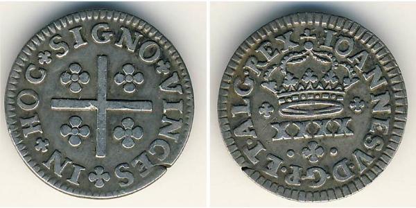 40 Reis Portugal Silver 