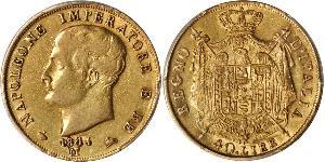 40 Лира Королевство Италия (наполеоновское) (1805–1814) Золото Наполеон I(1769 - 1821)