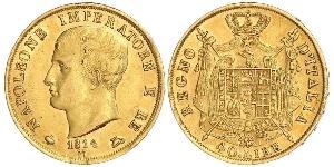 40 Лира Королевство Италия (наполеоновское) (1805–1814) Золото Наполеон I(1769 - 1821)