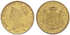 40 Ліра https://en.wikipedia.org/wiki/Duchy_of_Parma (1545 - 1859) / Італія Золото Марія-Луїза Австрійська