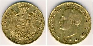 40 Ліра Королівство Італія (Наполеонівське) (1805–1814) Золото Наполеон I Бонапарт(1769 - 1821)
