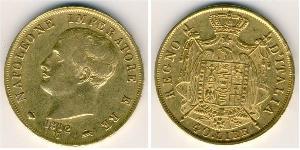 40 Ліра Королівство Італія (Наполеонівське) (1805–1814) Золото Наполеон I Бонапарт(1769 - 1821)