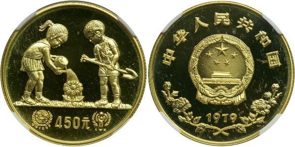 450 Yuan Cina Oro 