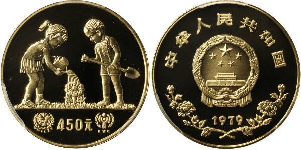 450 Yuan República Popular China Oro 