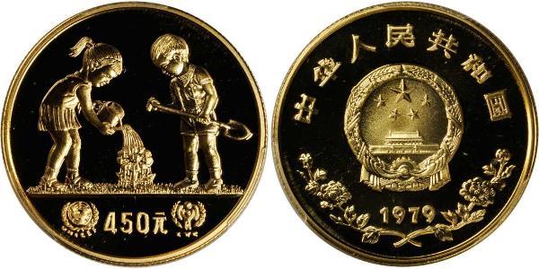 450 Yuan 中华人民共和国 金 