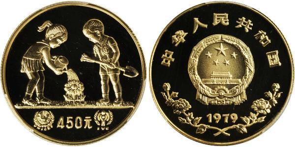 450 Юань Китайская Народная Республика Золото 