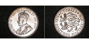 45 Piastre British Cyprus (1878 - 1960) Argent George V (1865-1936)