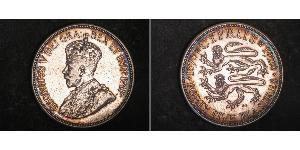 45 Piastre British Cyprus (1878 - 1960) Argent George V (1865-1936)