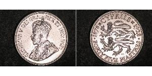 45 Piastre British Cyprus (1878 - 1960) Argent George V (1865-1936)