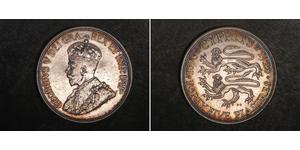 45 Piastre British Cyprus (1878 - 1960) Argent George V (1865-1936)