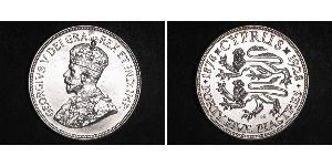45 Piastre British Cyprus (1914–1960) 銀 乔治五世  (1865-1936)