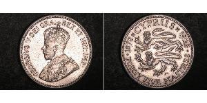 45 Piastre British Cyprus (1914–1960) 銀 乔治五世  (1865-1936)