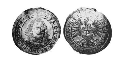 48 Kreuzer Principado de Ansbach (1398–1792) Plata Joachim Ernst, Margrave of Brandenburg-Ansbach (1583 – 1625)