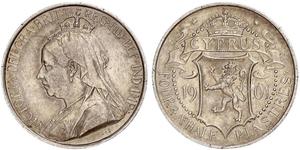 4 1/2 Piastre British Cyprus (1878 - 1960) / Chypre (pays) Argent Victoria (1819 - 1901)