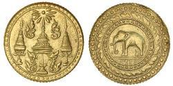 4 Baht Tailandia Oro 