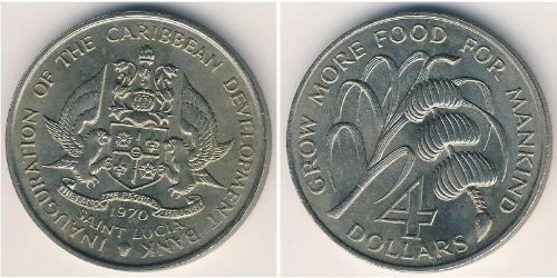 4 Dollar  Cuivre/Nickel 