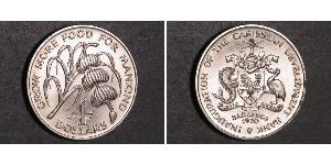 4 Dollar Barbados Kupfer/Nickel 