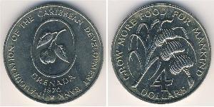 4 Dollar Grenada ( - 1974) Kupfer/Nickel 