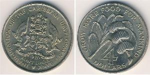 4 Dollar  Kupfer/Nickel 