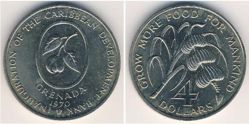 4 Dollar  Kupfer/Nickel 