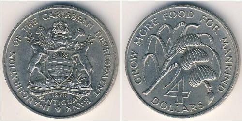 4 Dollar  Kupfer/Nickel 